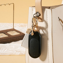 Porte-clés en cuir pu&nbsp;KEYC-TADJ0009-03MG-05