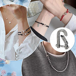 1 шт. s925 стерлингового серебра пружинные затворные кольца STER-PH0004-11