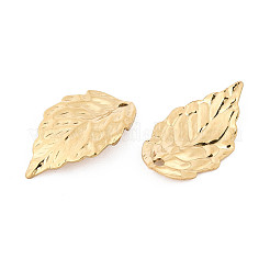 Подвески в форме листьев из нержавеющей стали 304&nbsp;STAS-T072-45G