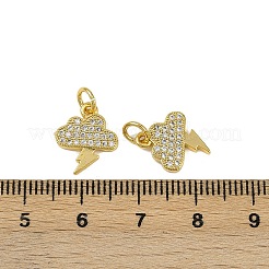 Латунные микро проложить кубического циркония подвески KK-I358-024G