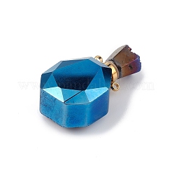 Гальванические подвески из натурального друзового агата&nbsp;G-L524-10G-02