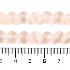 Fili di perline di selenite naturale&nbsp;G-C142-01B-08