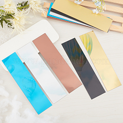 10 espejo rectangular acrílico de 5 colores para decoración de pared.&nbsp;DIY-GA0002-13