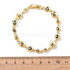 Bracciali a catena in ottone per donna&nbsp;BJEW-D387-03G-04
