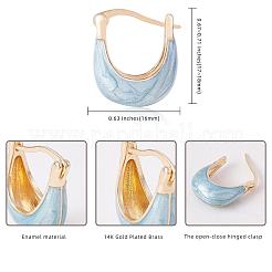Aretes de aro con arco esmaltado&nbsp;JE1109C