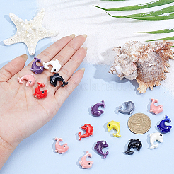 20 pièces de perles en porcelaine faites à la main&nbsp;PORC-PH0001-45A