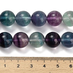 Природного флюорита бисер нитей&nbsp;G-L634-B04-12mm