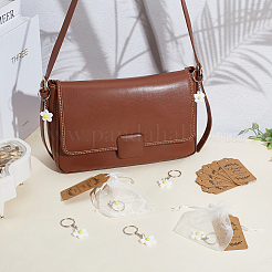 48шт. железные пластиковые брелки&nbsp;HJEW-DR0001-13