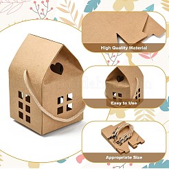 40 Stück 2-farbige Papierboxen mit Griffseil und Fenster&nbsp;CON-CJ0001-25
