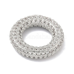 Соединительные кольца из латуни с микропаве&nbsp;KK-H539-11P