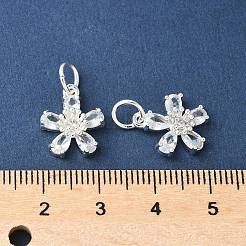 Латунные микро проложить кубического циркония подвески KK-U067-03S-04