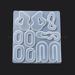 Diy богемный стиль нерегулярные подвески силиконовые Молды DIY-A039-03