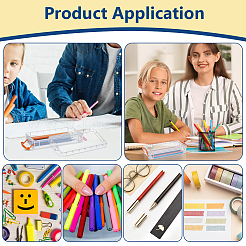 Прямоугольный пластиковый пенал&nbsp;AJEW-WH0596-276A