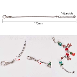 Медные браслеты европейского стиля KK-SC0001-12P