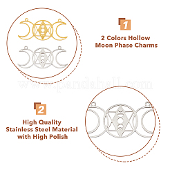 8 шт. 2 цвета 201 нержавеющая сталь соединительные подвески&nbsp;STAS-DC0013-25
