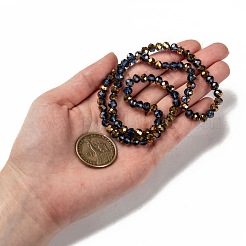 Гальванизируйте прозрачное стекло бисер нитей&nbsp;EGLA-A034-T6mm-O