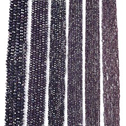 Стеклянные бусины с гальваническим покрытием &nbsp;LS-EGLA-A044-P3mm-B11