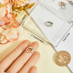 2 шт. 925 кольца-пружинки из стерлингового серебра&nbsp;STER-BBC0006-74A