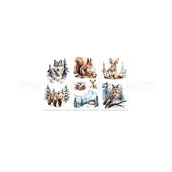 3 лист 3 стиля ПВХ водонепроницаемые декоративные наклейки&nbsp;DIY-WH0404-335