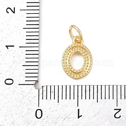 真鍮製チャーム  数  長持ちメッキ  カドミウムフリー＆鉛フリー  ラックめっき  丸カン付き  18KGP本金メッキ  11.5x8x1.5mm  穴：3.4mm&nbsp;KK-G544-10G-10