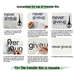 Наклейки на стену из пвх DIY-WH0377-040