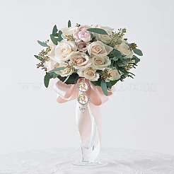 Ovale Fotobroschen-Sets aus Eisen zum Basteln eines Blumenstraußes&nbsp;JEWB-LP00002