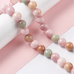 Hilos de abalorios de jade blanco natural&nbsp;G-I334-03C