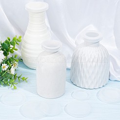 24 pz. 4 tappi di bottiglia di plastica di ricambio per bottiglie di budino in vetro&nbsp;AJEW-GF0006-30
