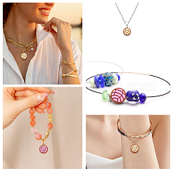 10 шт. 2 цвета пищевые экологически чистые силиконовые бусины SIL-CA0001-77