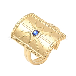 Кольца-манжеты из нержавеющей стали 304 со стразами RJEW-S626-09G