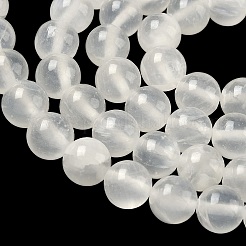 Brins de perles de sélénite naturelles&nbsp;G-N328-025B-01