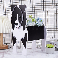 Pannello in schiuma di PVC a tema cane per la decorazione di vasi di fiori fai da te&nbsp;DIY-WH20005-10E