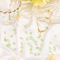 200 шт. Прозрачные стеклянные подвески&nbsp;GLAA-SP0001-55