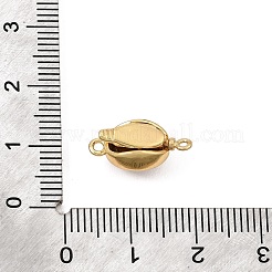 Fermoirs de boîte en coquillage naturel teint&nbsp;SH-CBAFA4F-04G
