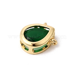 Colgante micropavé cubic zirconia de latón&nbsp;KK-K419-03G-02