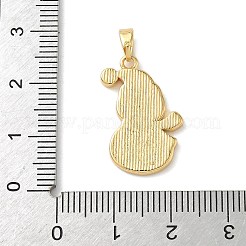 Рождественские латунные эмалевые подвески&nbsp;LS-KK-K305-08B-G