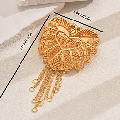 Элегантные броши-кисточки из сплава для одежды ME8440