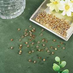 200 pièce de perles d'espacement en laiton de 4 styles&nbsp;KK-TA0009-05