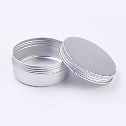 Круглые алюминиевые жестяные банки CON-WH0010-02P-150ml