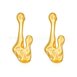 Элегантные серьги-гвоздики неправильной формы из нержавеющей стали 304&nbsp;YS1424