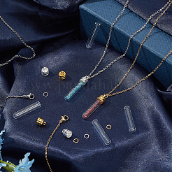 60шт. 6 стиля подвески в виде стеклянных бутылок желаний&nbsp;GLAA-SC0002-31