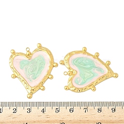 Подвески из нержавеющей стали 304 с эмалью&nbsp;STAS-V015-60G-01