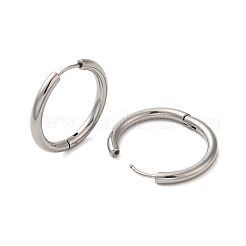 Boucles d'oreilles créoles en acier inoxydable 304 résistant au ternissement&nbsp;EJEW-P177-P-24