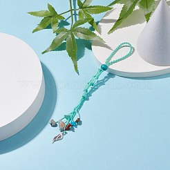 Cordon en nylon tressé macramé pochette pendentif décorations&nbsp;AJEW-JB01127
