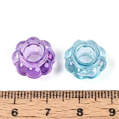 УФ-покрытие прозрачные акриловые европейские бусины&nbsp;TACR-T029-05M