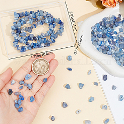 2 нити бусин из натурального синего авантюрина G-BBC0001-42