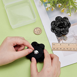 2шт. брошь-цветок из фетра&nbsp;JEWB-PH01274