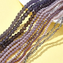 Стеклянные бусины с гальваническим покрытием &nbsp;EGLA-FS0001-42F