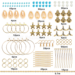 Наборы для самостоятельного изготовления сережек в пляжной тематике&nbsp;DIY-SC0013-78G