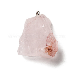 Необработанные грубые подвески из натурального железистого кварца G-A028-01F